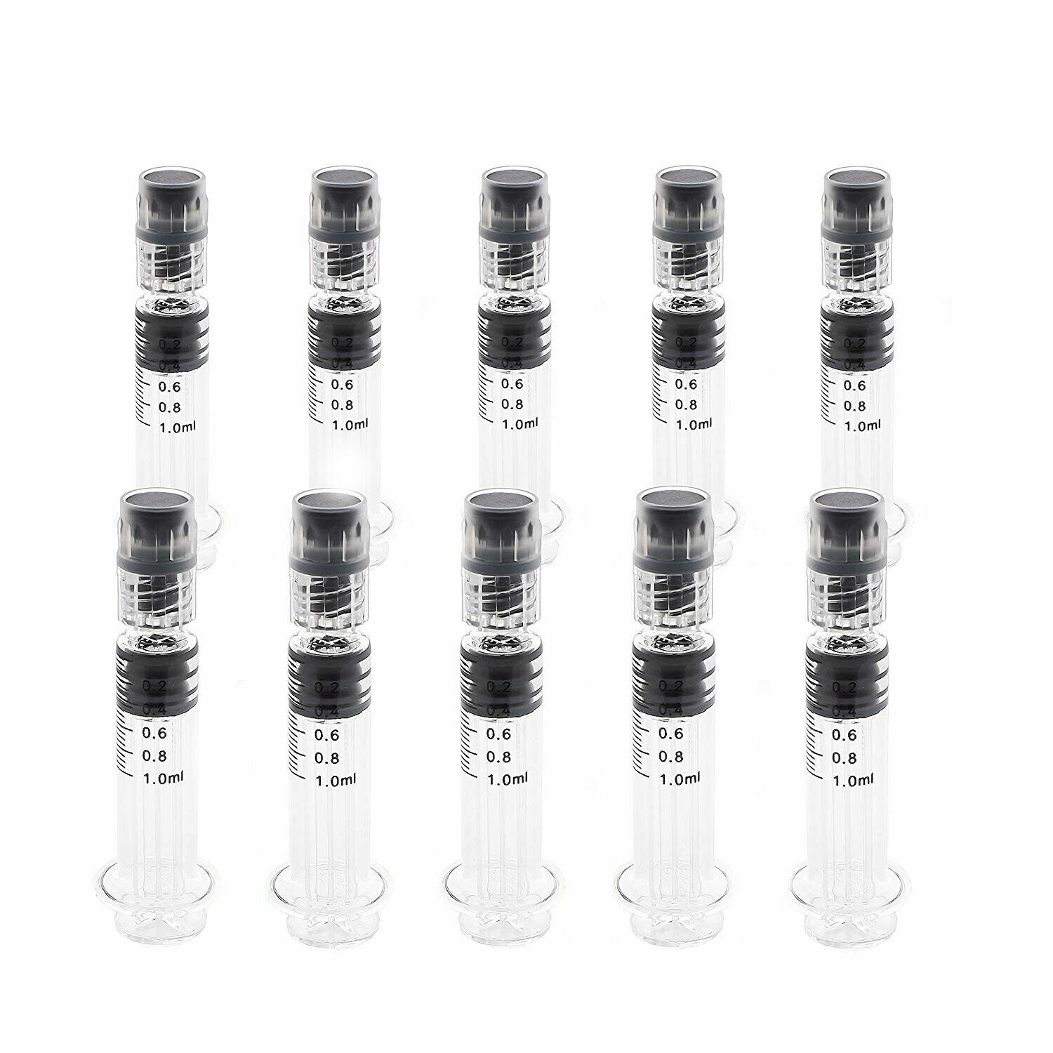 Kopperko 1 Pack (Single) 1ml Borosilicate Glass Luer Lock Syringe – Leak Free
