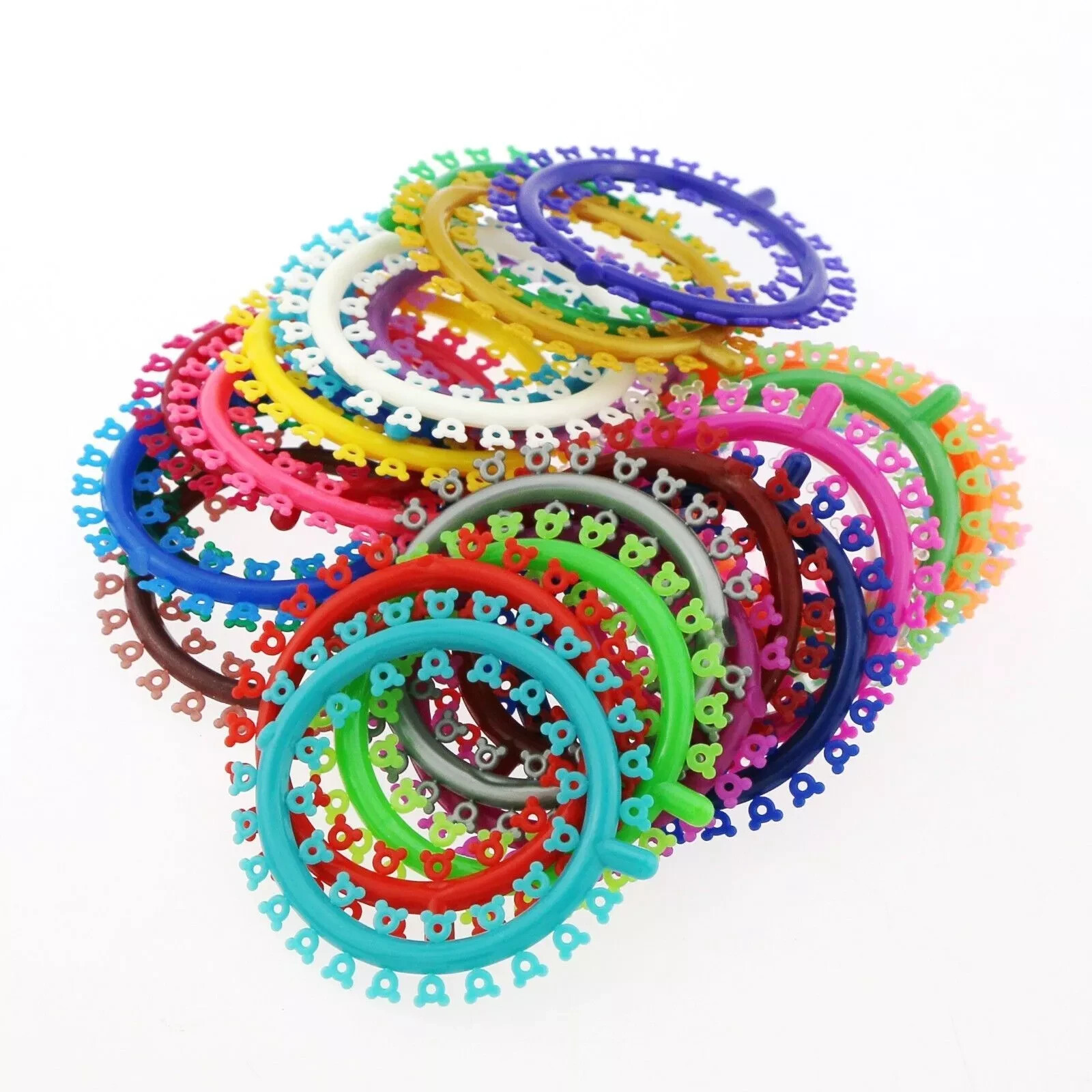1000 Pcs Orthodontic Dental Multi-Colored Cartoon Elastic Rubber Ligature Tie