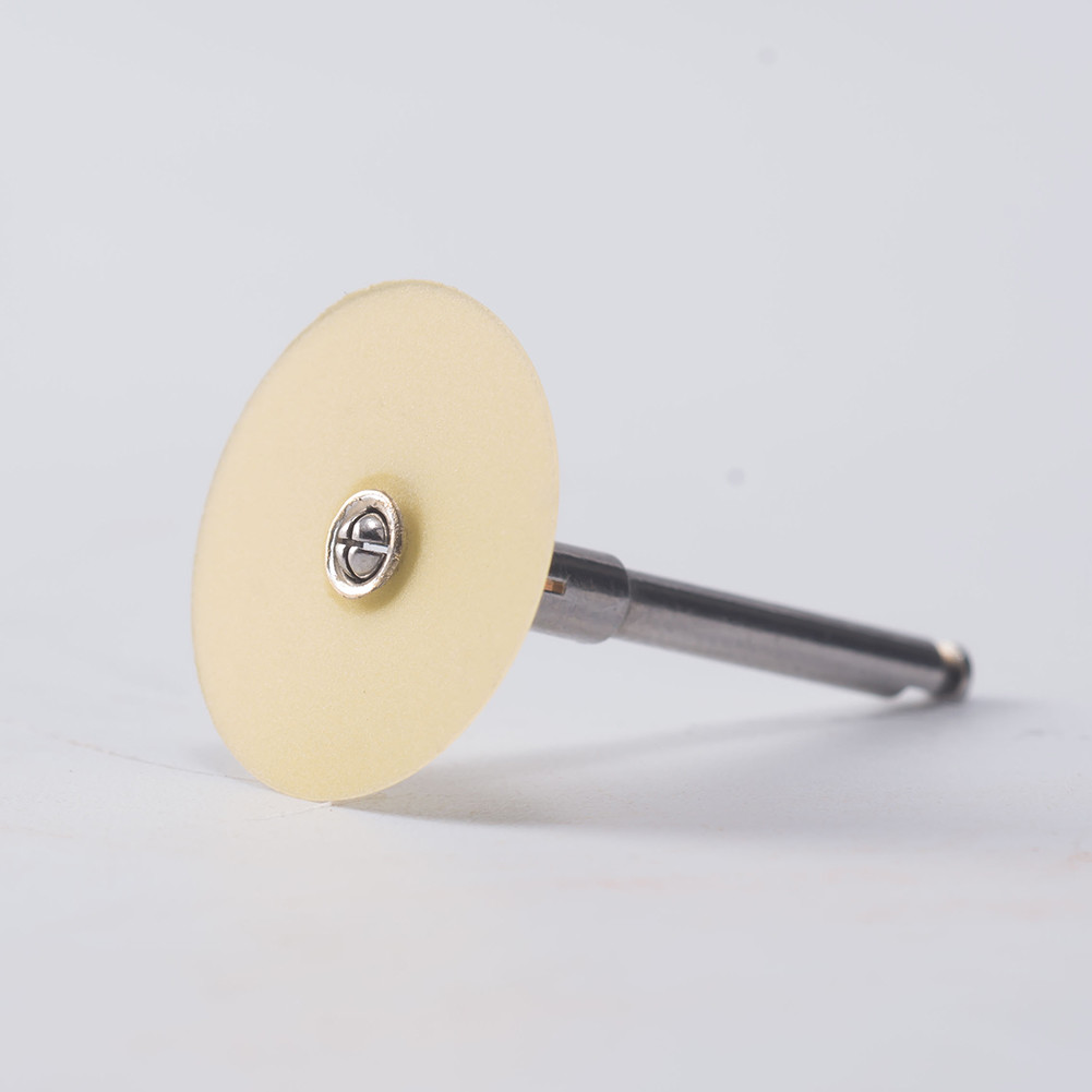 40Pcs Dental Disc Metal Composite Spiral Discs Finishing Polishing Wheel Mandrel