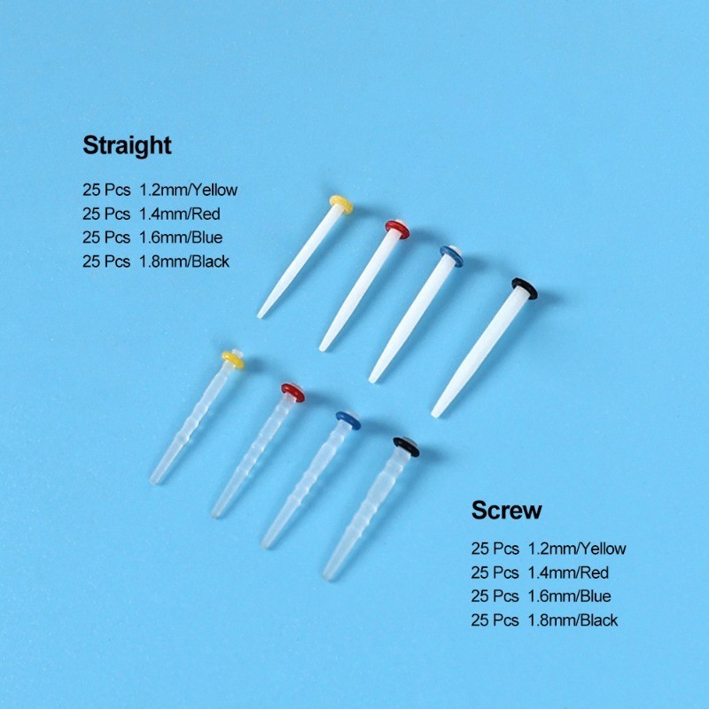 Dental Quartz Fiber Post Fiber Post teeth Restorative 1.2/1.4/1.6/1.8mm 200pcs