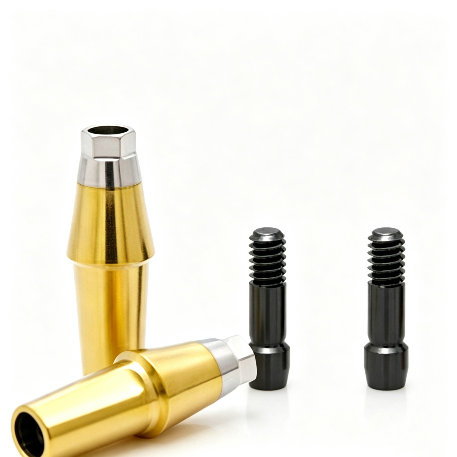 US Titanium Dental Straight abutment Mini/Regular Hex fit Hiossen ET OSSTEM TS