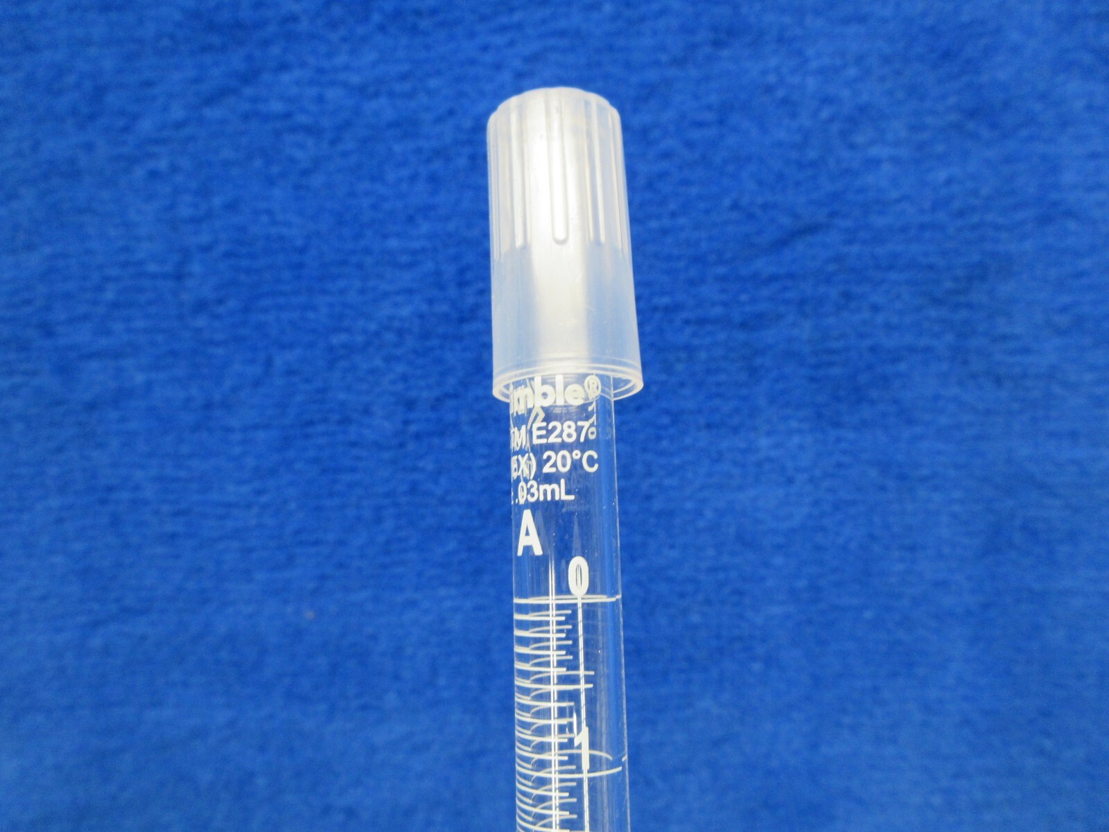 KIMBLE KIMAX 25mL Buret Class A Certified Funnel Fill PTFE Opening 17027F-25