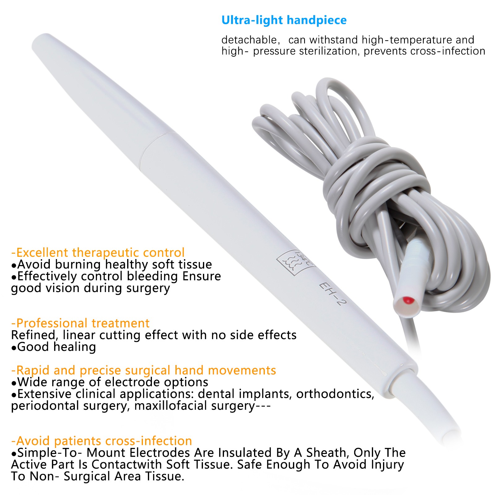 Dental Occlusal Mirror Fog Free LED Intra Oral Photo System 3*Mirrors Anti-Fog