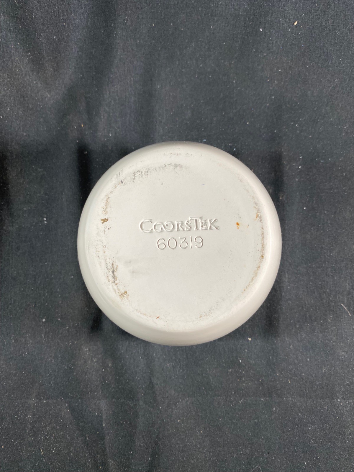 COORS COORSTEK 275mL Glazed Porcelain Mortar 180mm Pestle Set 60319/60320