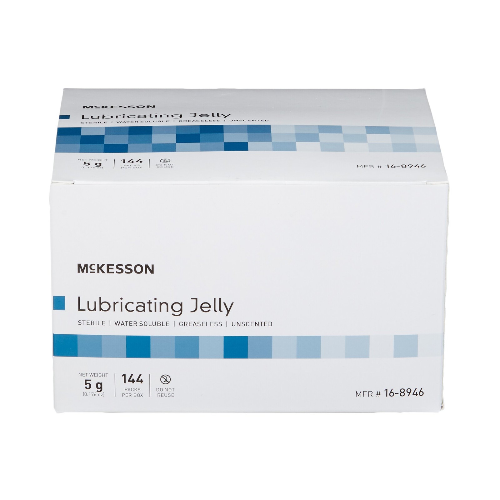 McKesson Lubricating Jelly Sterile 5 Gram Individual Packet 864 per Case 16-8946