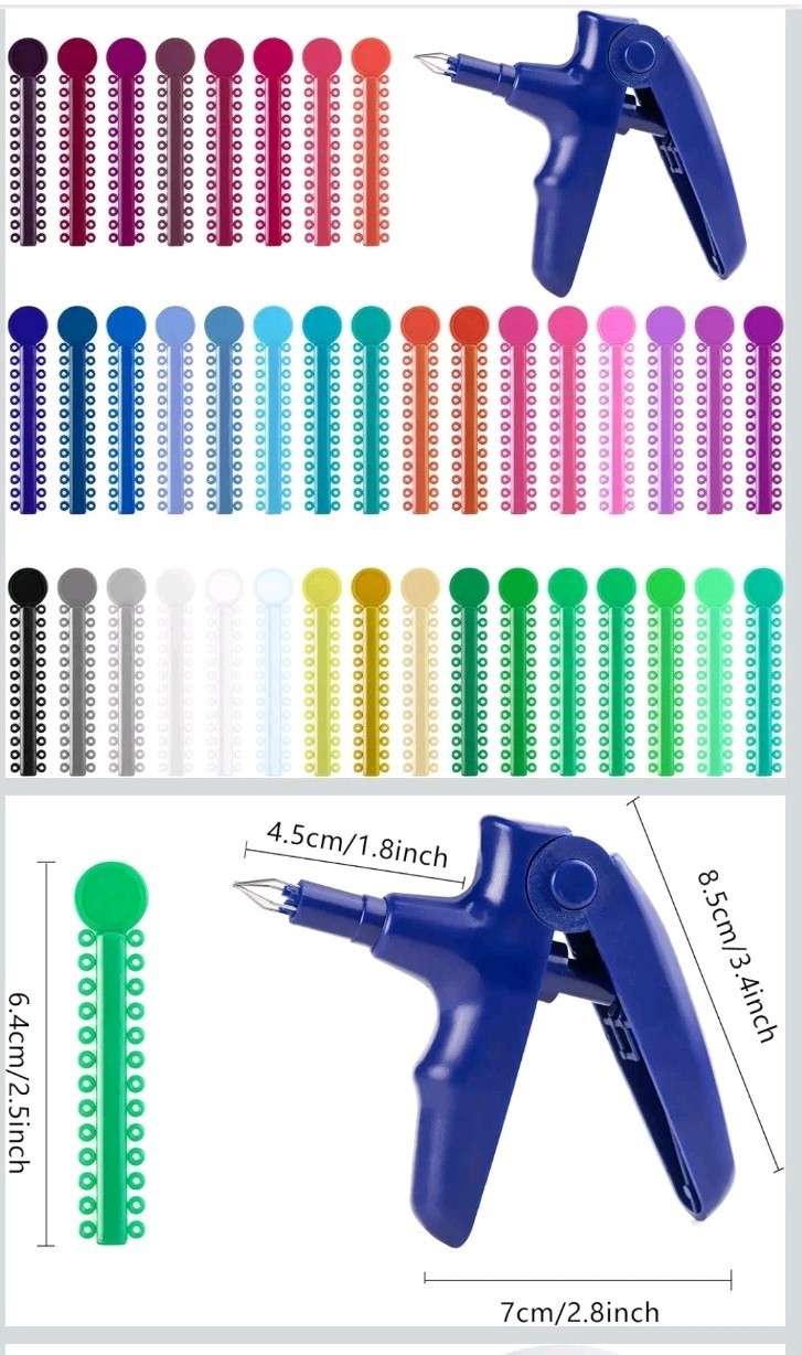 Ergonomic Orthodontic Ligature Ties Kit – 1040 Bands for Faster Applications