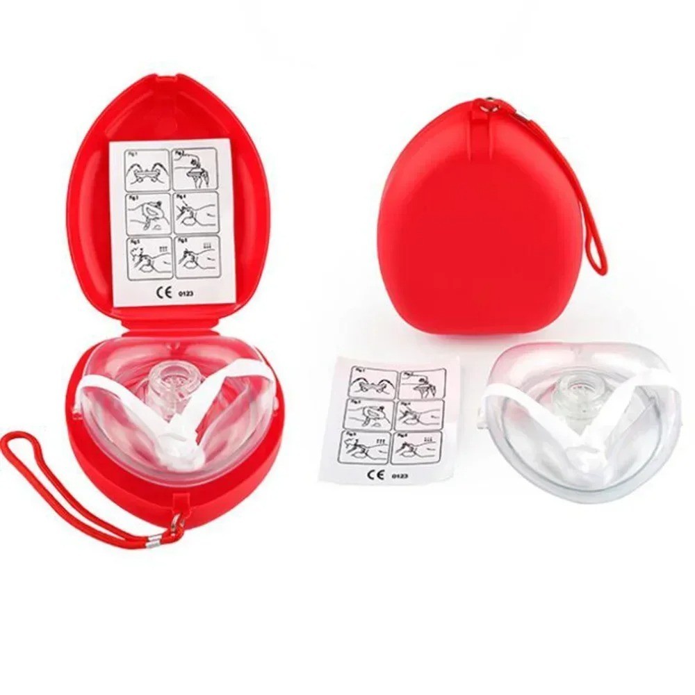 CPR Mask with One-Way Valve – First Aid Face Shield – With Bonus Pocket CPR Mask