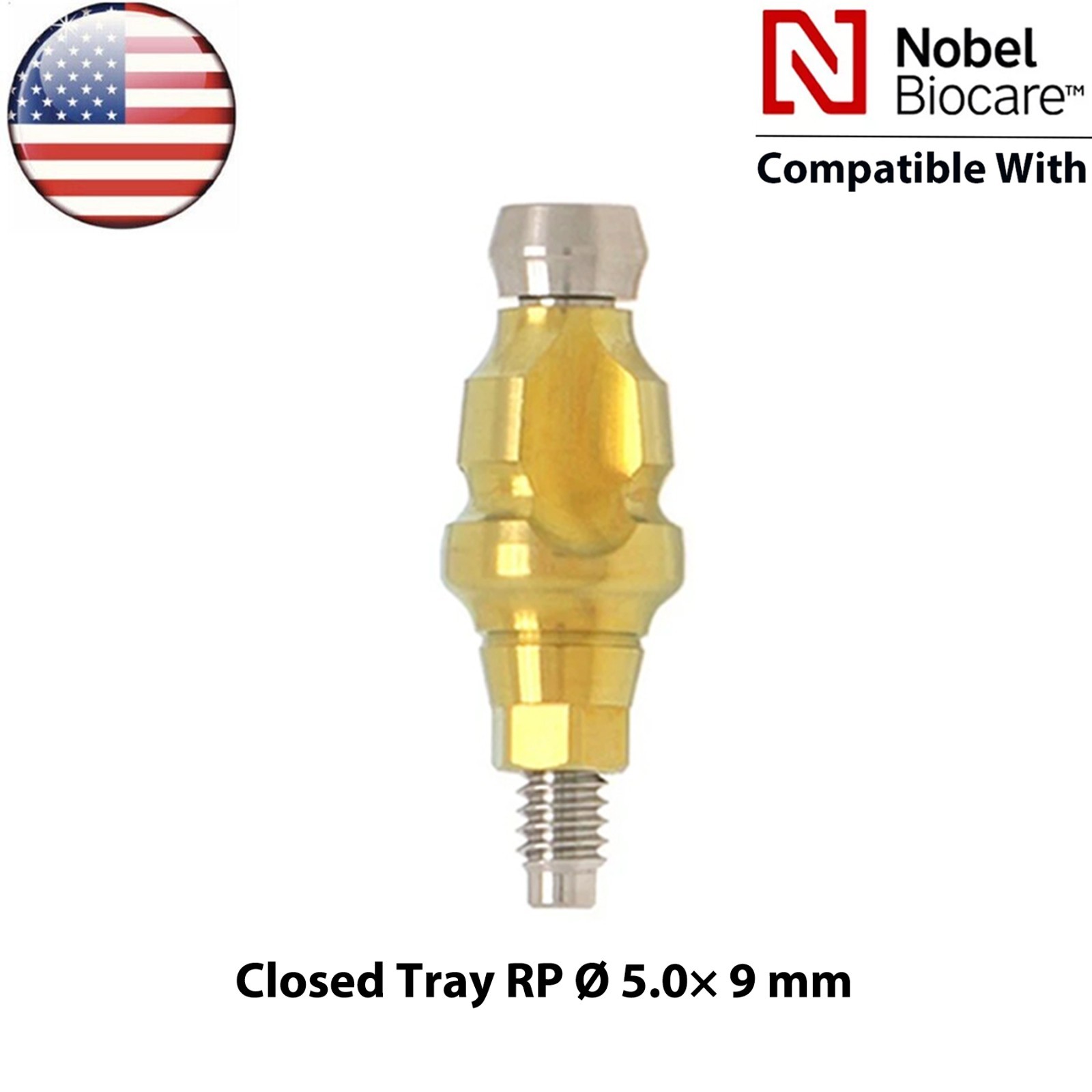 Dental fits Nobel Active NP/RP Impression Transfer Coping Open Close Tray Analog