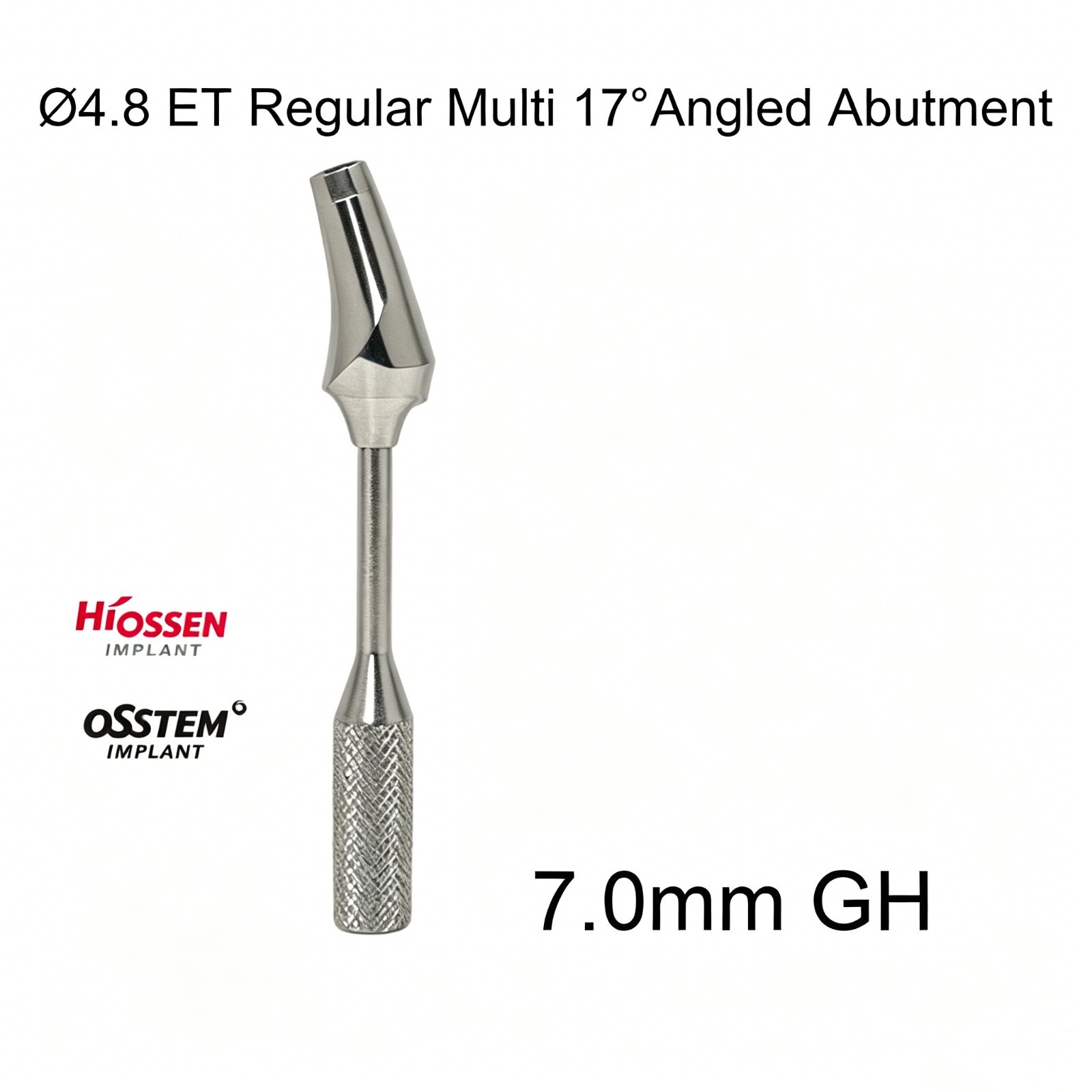 Dental 17° Angled Multi Unit Abutment 4.8mm MU for Hiossen Hex Standard Regular