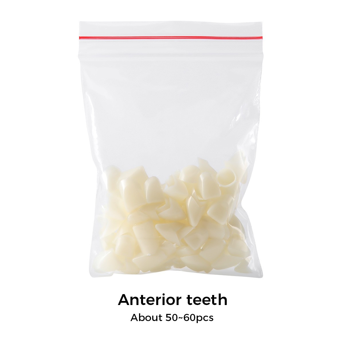 Temporary Dental Crown Resin Anterior Posterior Teeth Mixed Sizes Natural Color
