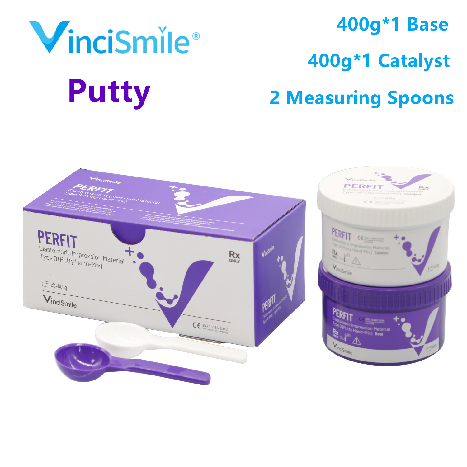 VPS Dental Impression Material Putty Heavy Regular Light Body Fast Normal Set