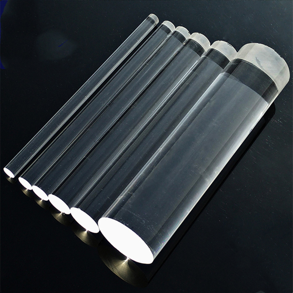 Quartz Rod High Purity Transparent Quartz Glass Rod Stirring Rod , Φ2-60mm