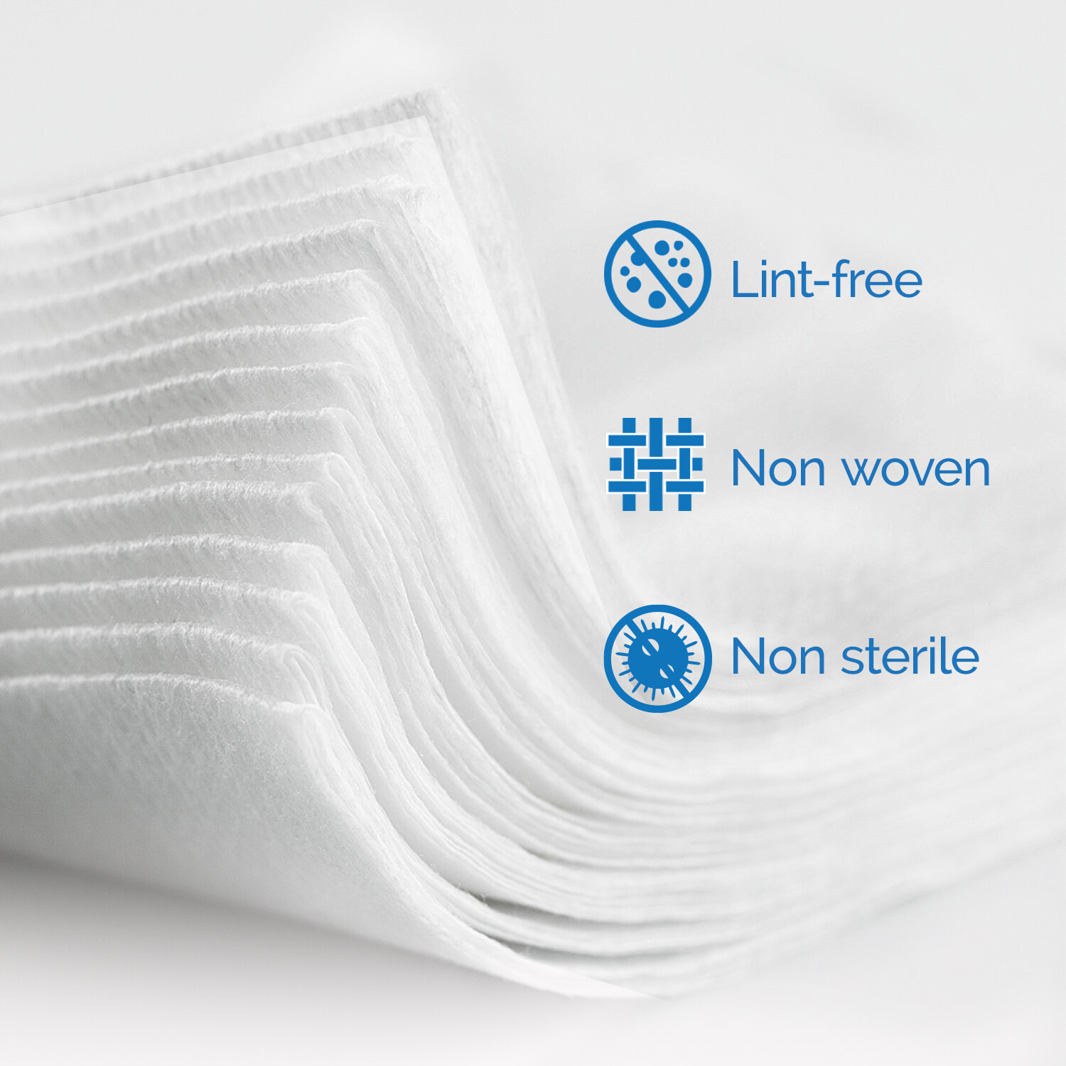200PCS Non-Woven Sponge 4-Ply Medical Disposable Soft Gauze Pad First Aid