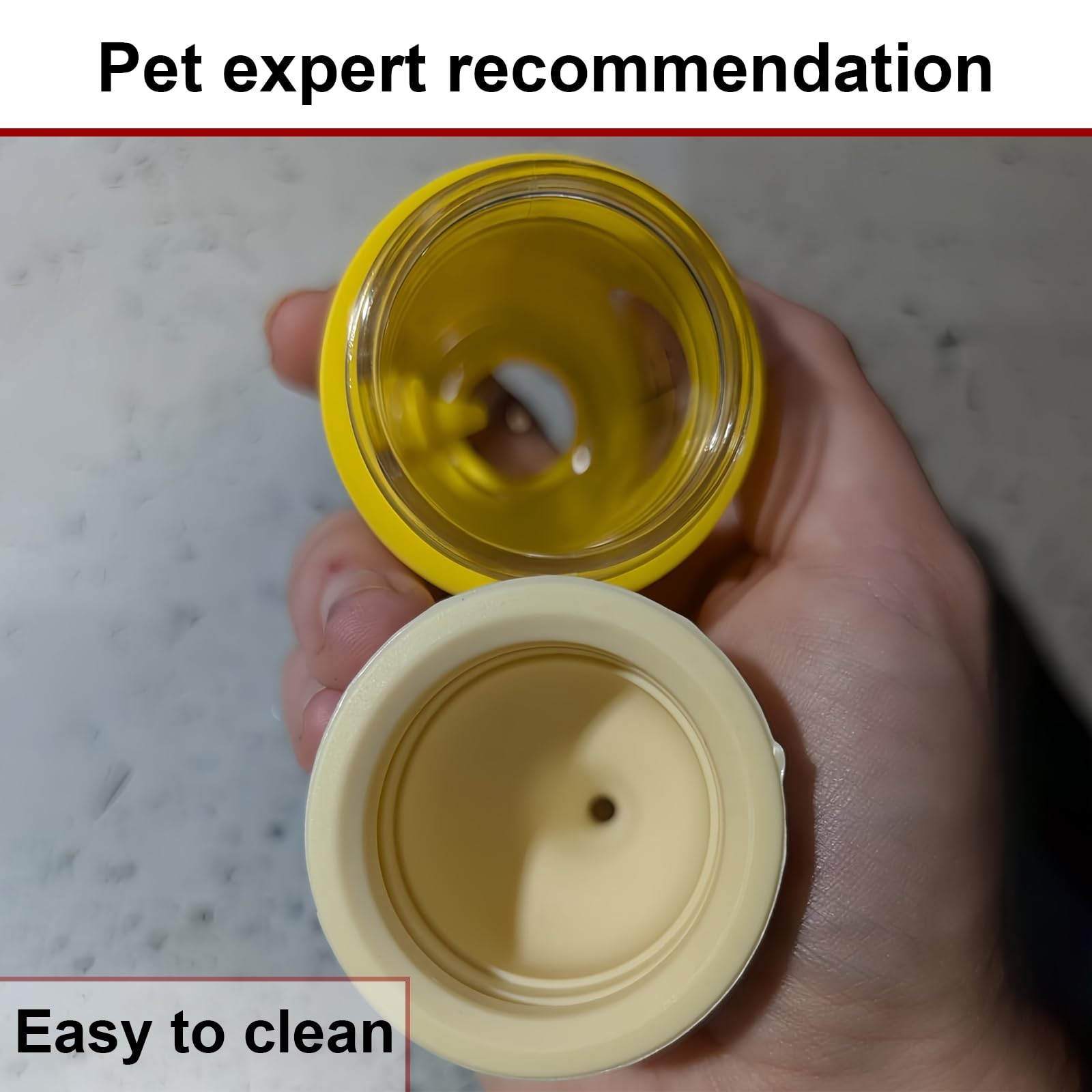 Pet Nursing Bottle, Yellow Animal Feeding Bottles 1 Count (Pack of 1),