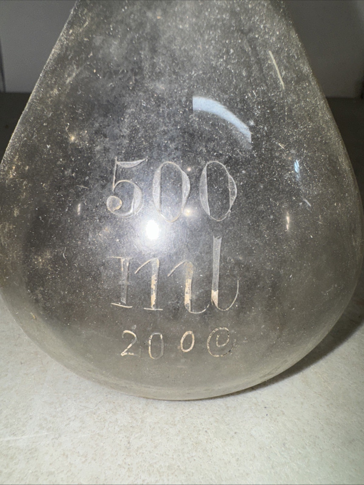 Vintage Glass 500mL ±0.20 Volumetric Flask