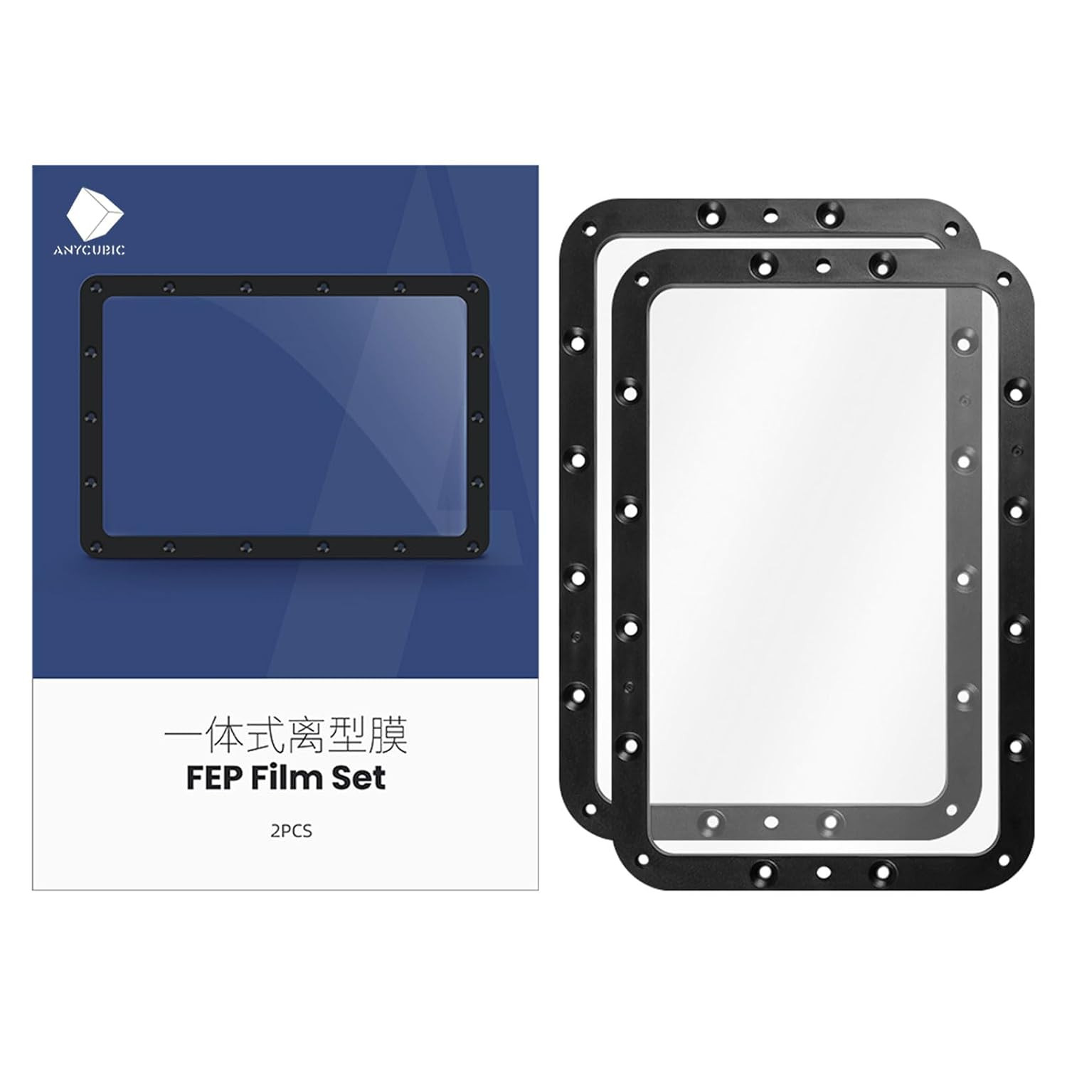 Original Photon Mono 2/Photon Mono 4 FEP Film 197 * 131Mm 2Pcs Resin Vat