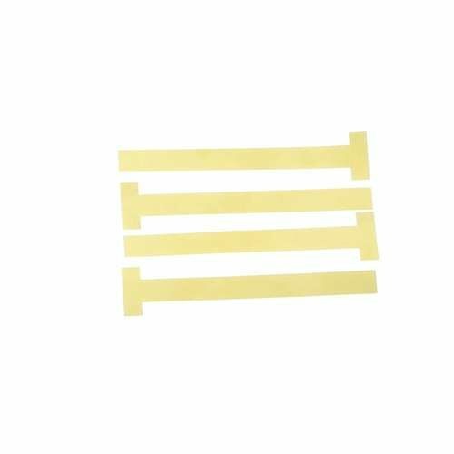 T-Style Bands Straight, Brass, Large, 100/Pkg.