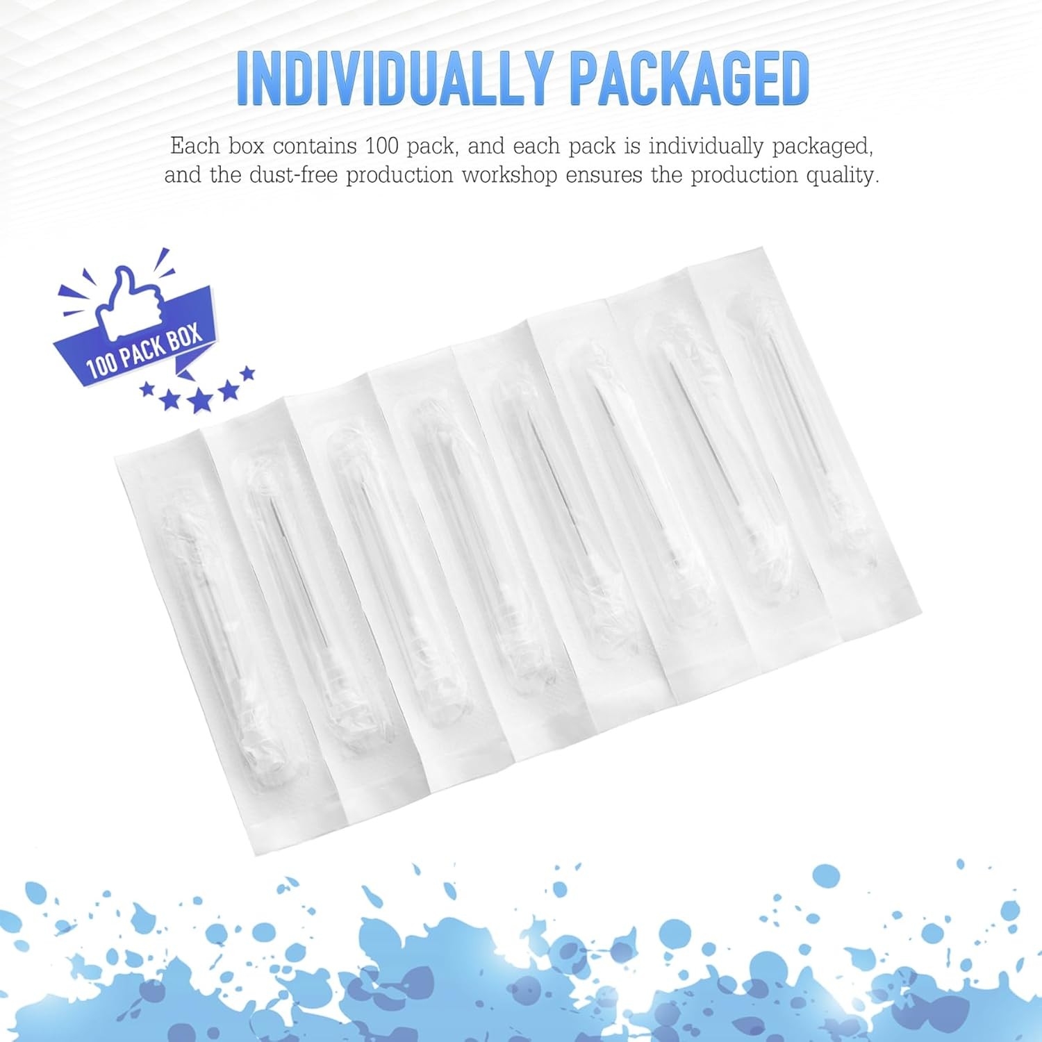 21G 1 Inch Disposable Needle with Cap Lab Luer Lock Dispensing Needles Accessori