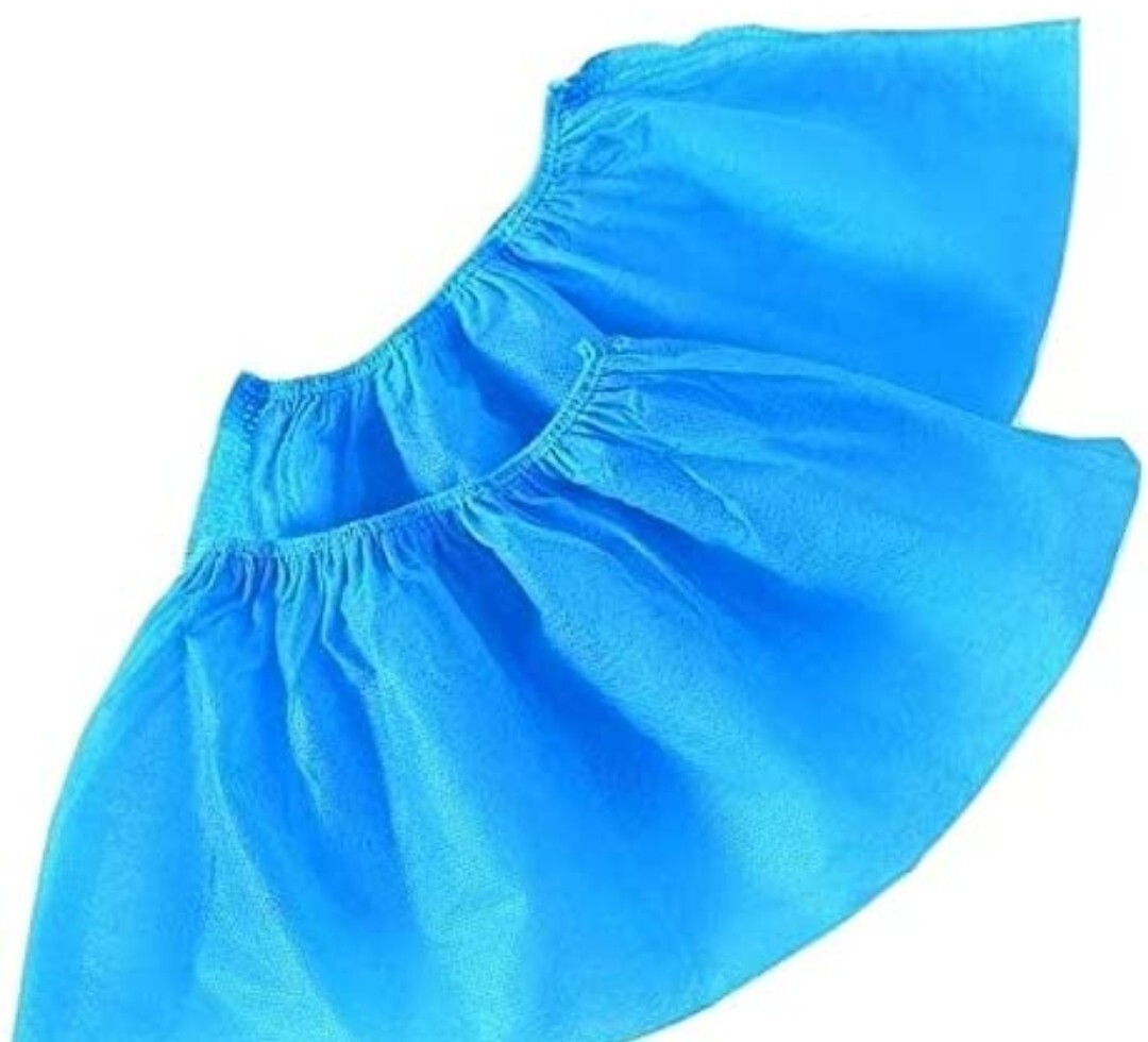 100 Pcs (50 pairs) Shoe Covers – Disposable, Anti Skid, Non Woven Fabric