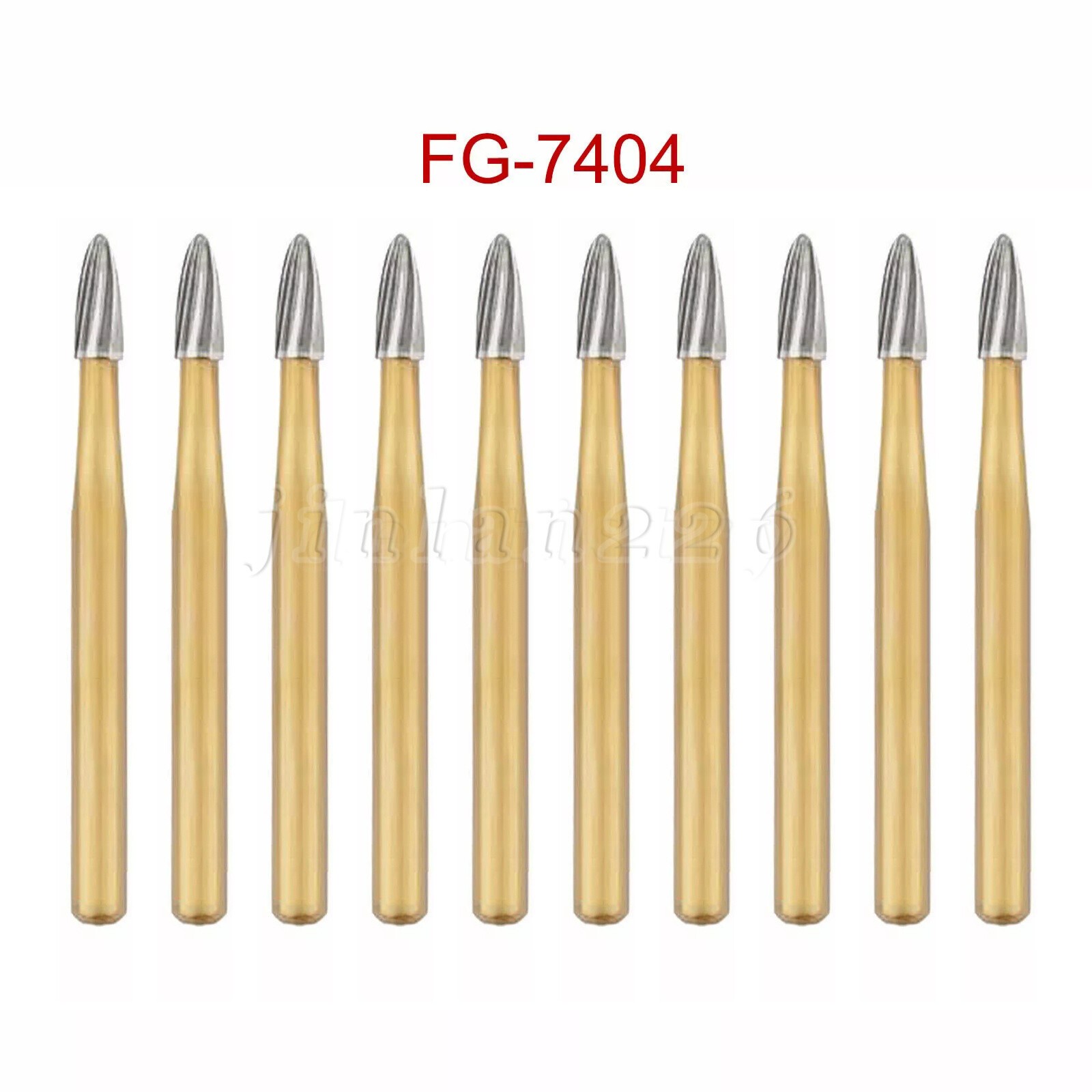 FG #7404 Egg Shape Trimming & Finishing Burs 10/Pk