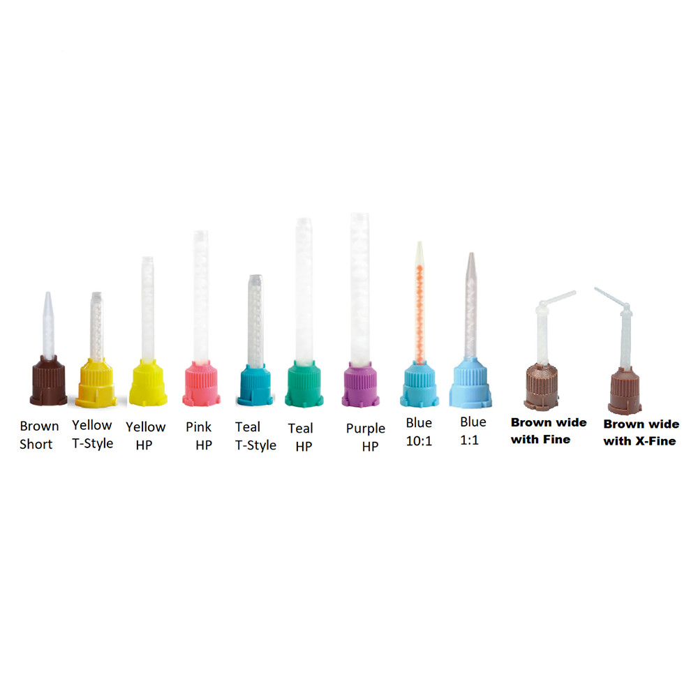 50Pcs Dental Intraoral Mixing Tips for Impression Material/ Crown&Bridge/Cements