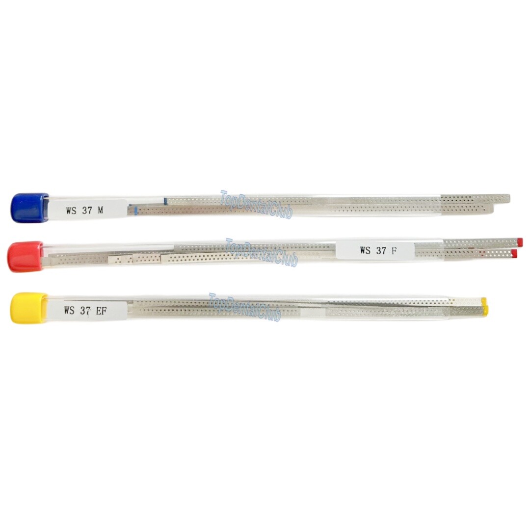 Dental S.S Diamond Polishing Finishing Strips Metal Polishing Sands Single Side