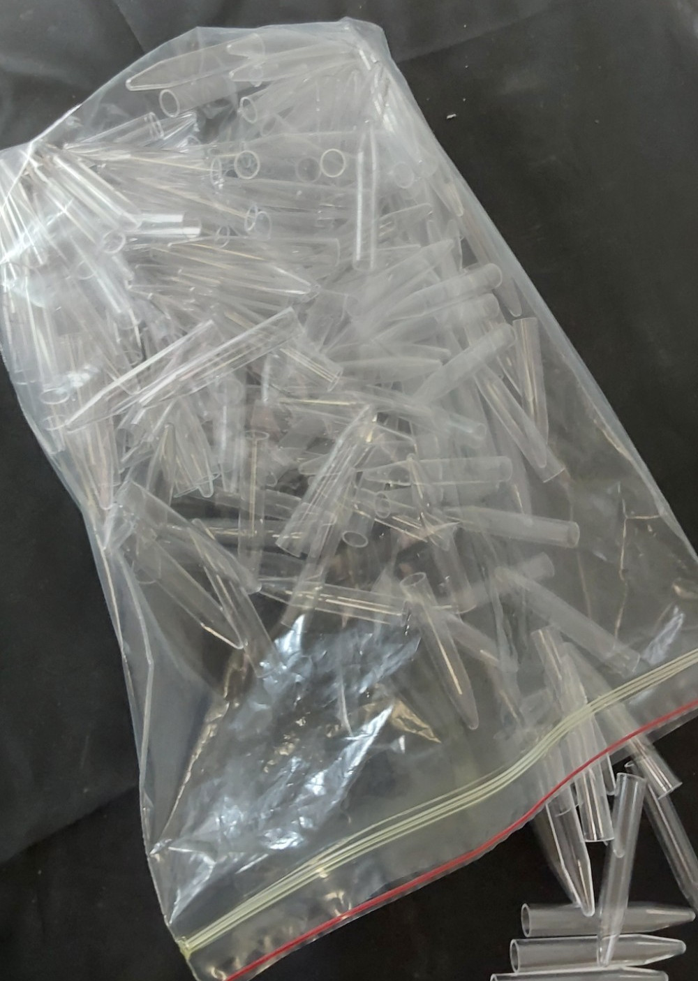 Giant Box of 12x75mm Polystyrene Conical Test Tubes-Big Box!!-11.5LBS