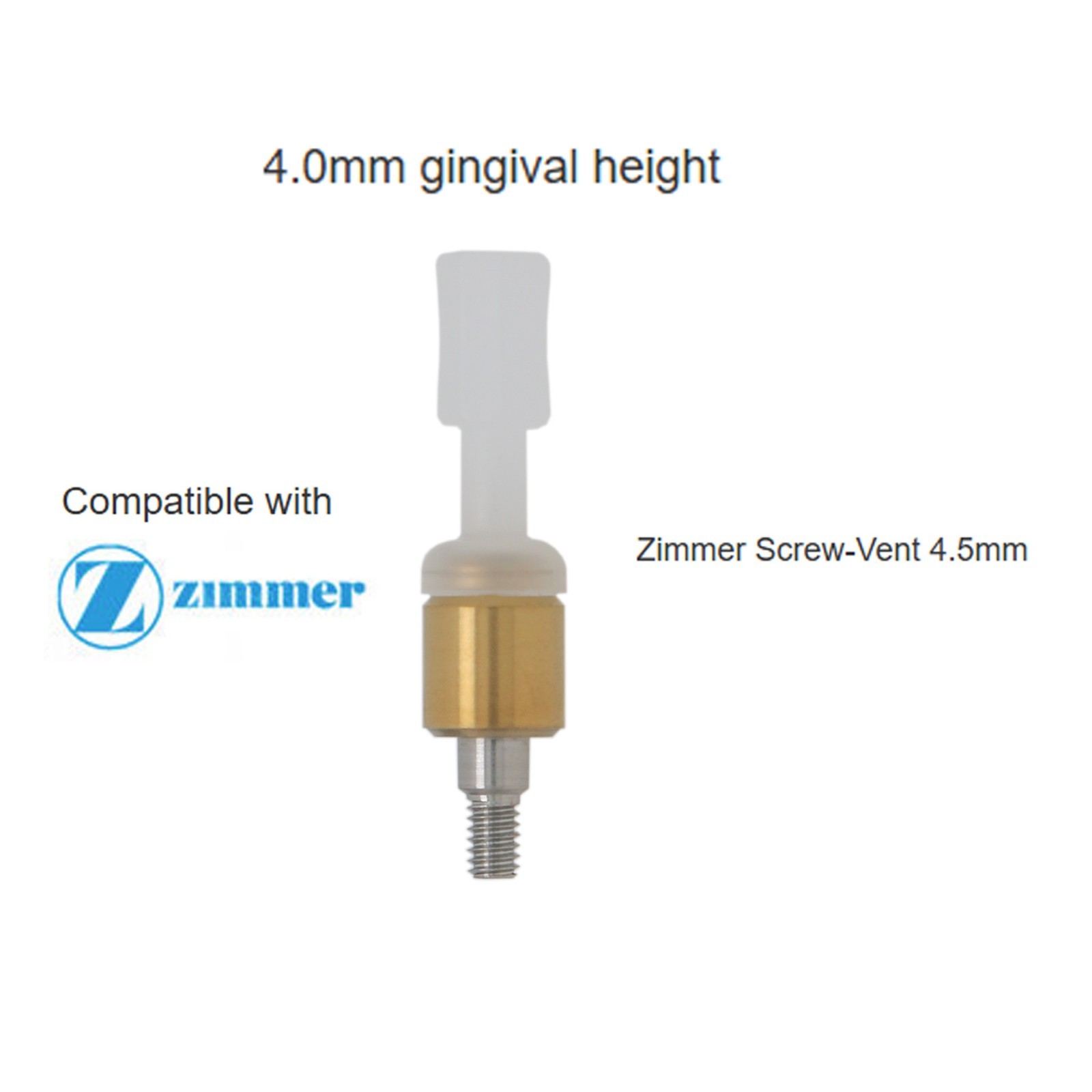 1Pcs Implant Removable Locat0r Abutment Diameter Ø3.5mm/4.5mm,For Zimmer MIS