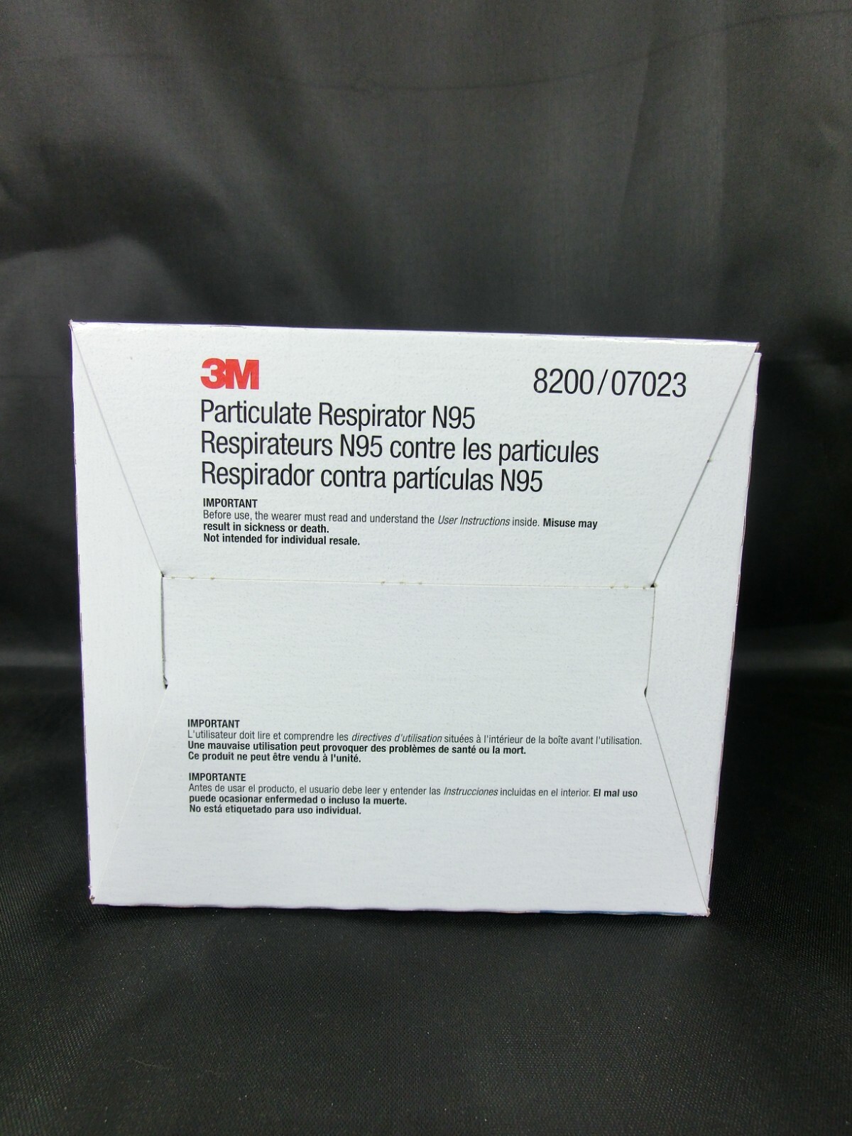 1 CASE of 3M 8200 N95 Particulate Respirator Protective Sanding Grinding Masks
