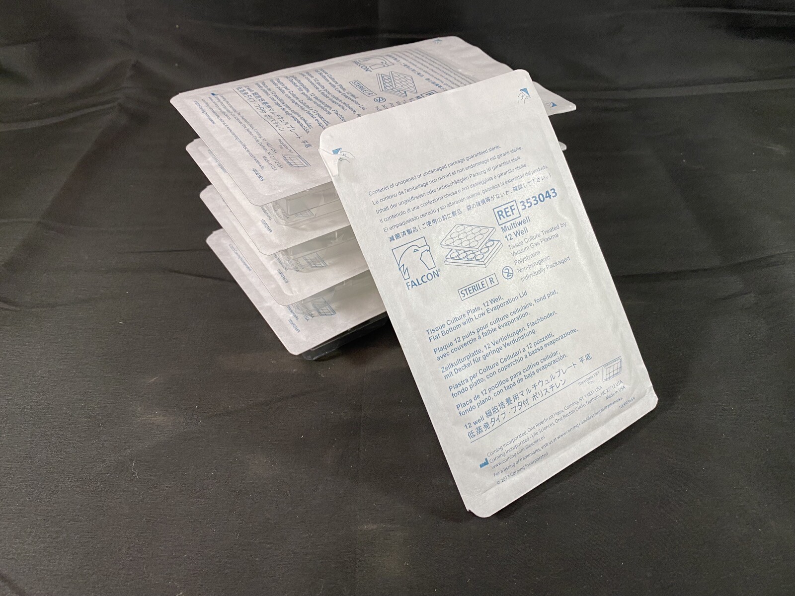 FALCON Polystyrene 12-Well Individual Tissue Culture Plates 353043 (5/pk)