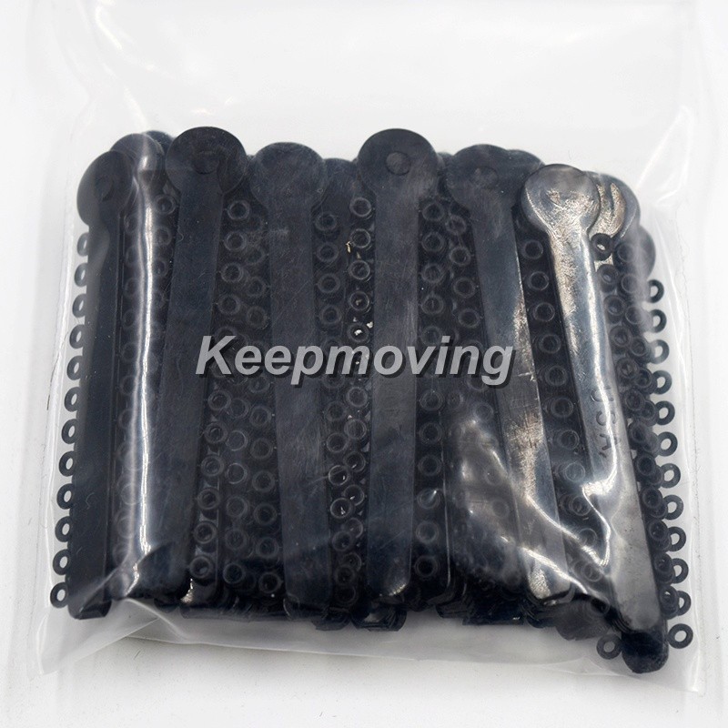 1040 Pcs/Pack Dental Orthodontic Ligature Ties Elastic Rubber Bands 44 Colors