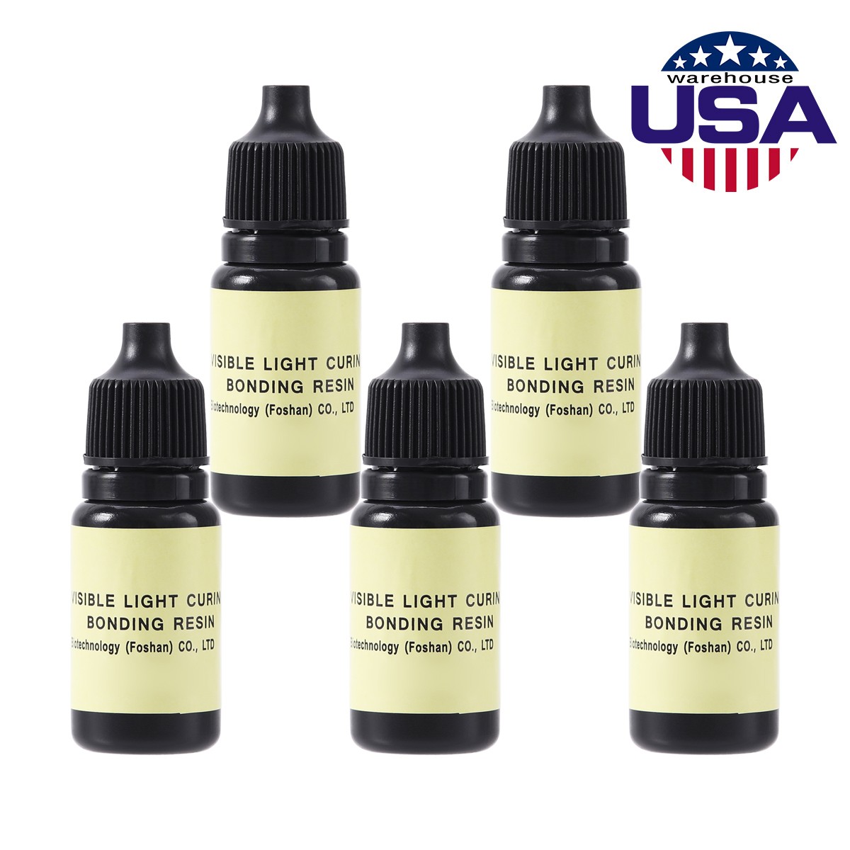 Dental Visible light Cure Curing Resin Bonding Adhesive for Dentin Enamel 5ml