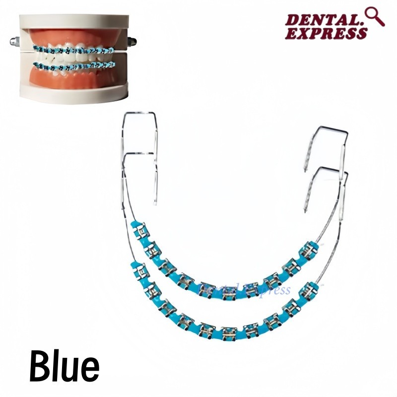 Dental Temporary Tooth Decoration Fake Bracket Orthodontic Power Chains Braces