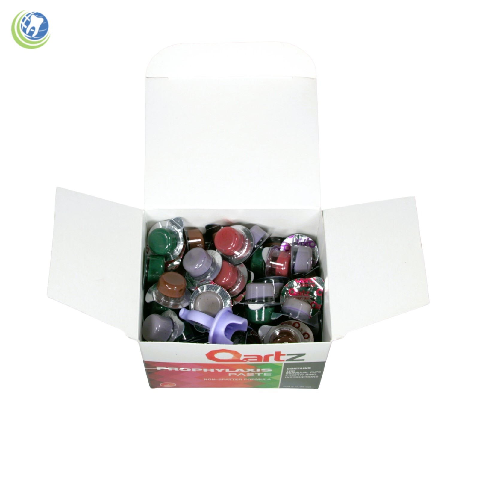 Dental Prophy Paste Cups Assorted Medium Prophylaxis Polishing Cleaning 100 Unit