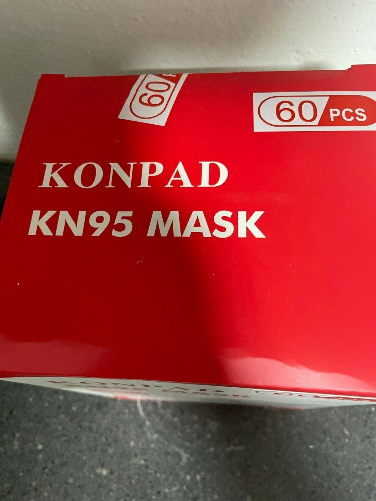 Konpad KN95 mask, KP3101 , GB2626-2006 standard, box of 60
