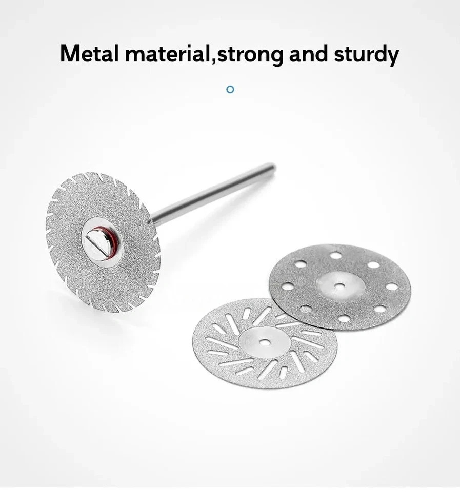 Dental Saw Diamond Disc Wheel Porcelain Teeth Cutting Polishing Discs 190/220mm