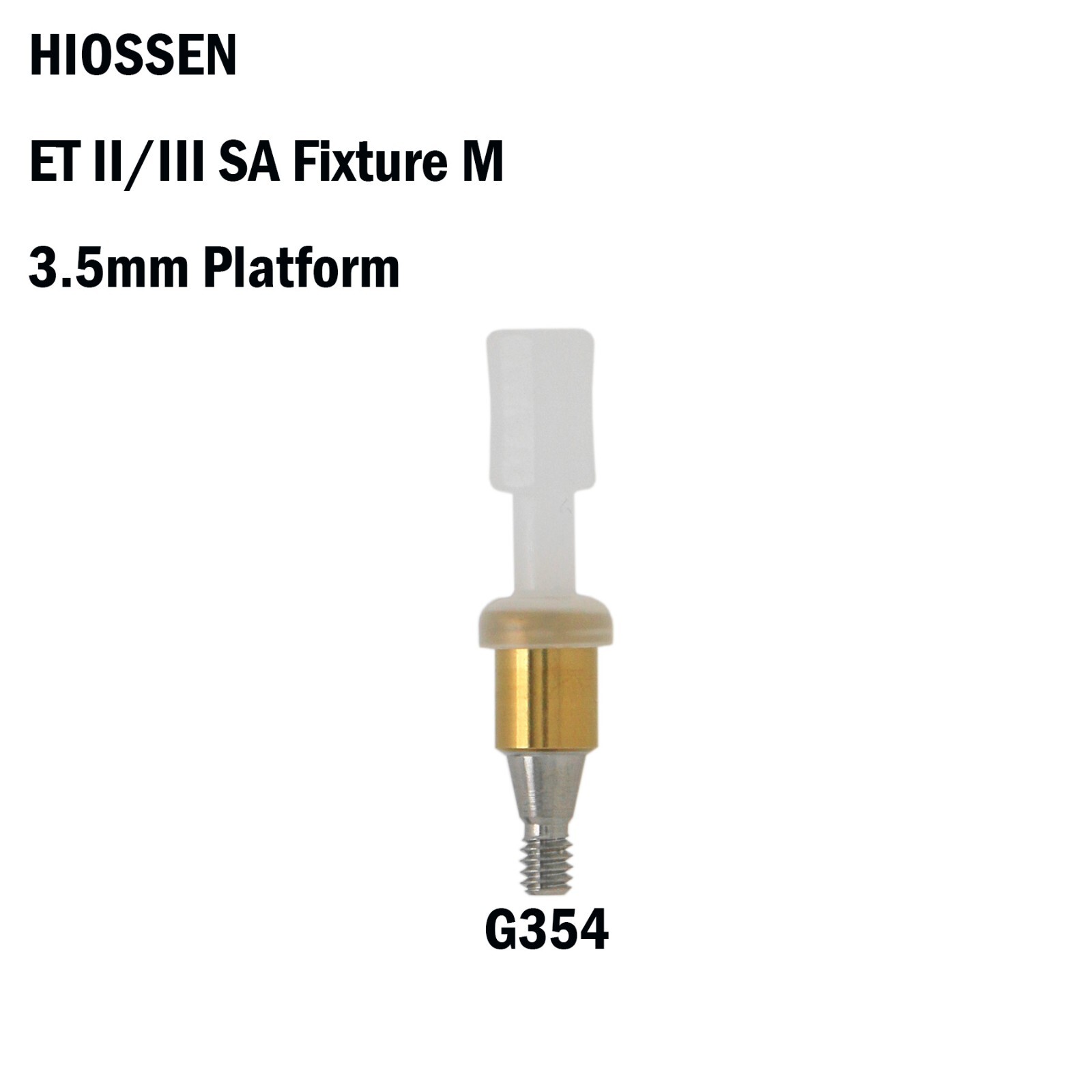 US HIOSSEN ET Dental Mini Locator Abutment 1-6mm GH Overdenture Male Caps Tool