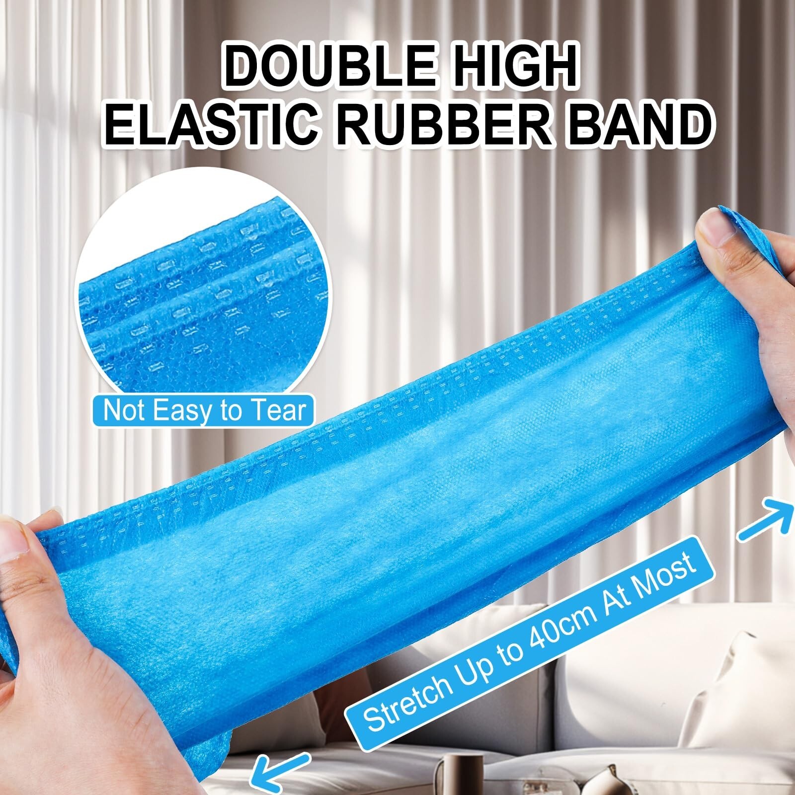 120 Pack(60 Pairs) Shoe Covers Disposable, Non-woven Fabric Shoes Covers for …