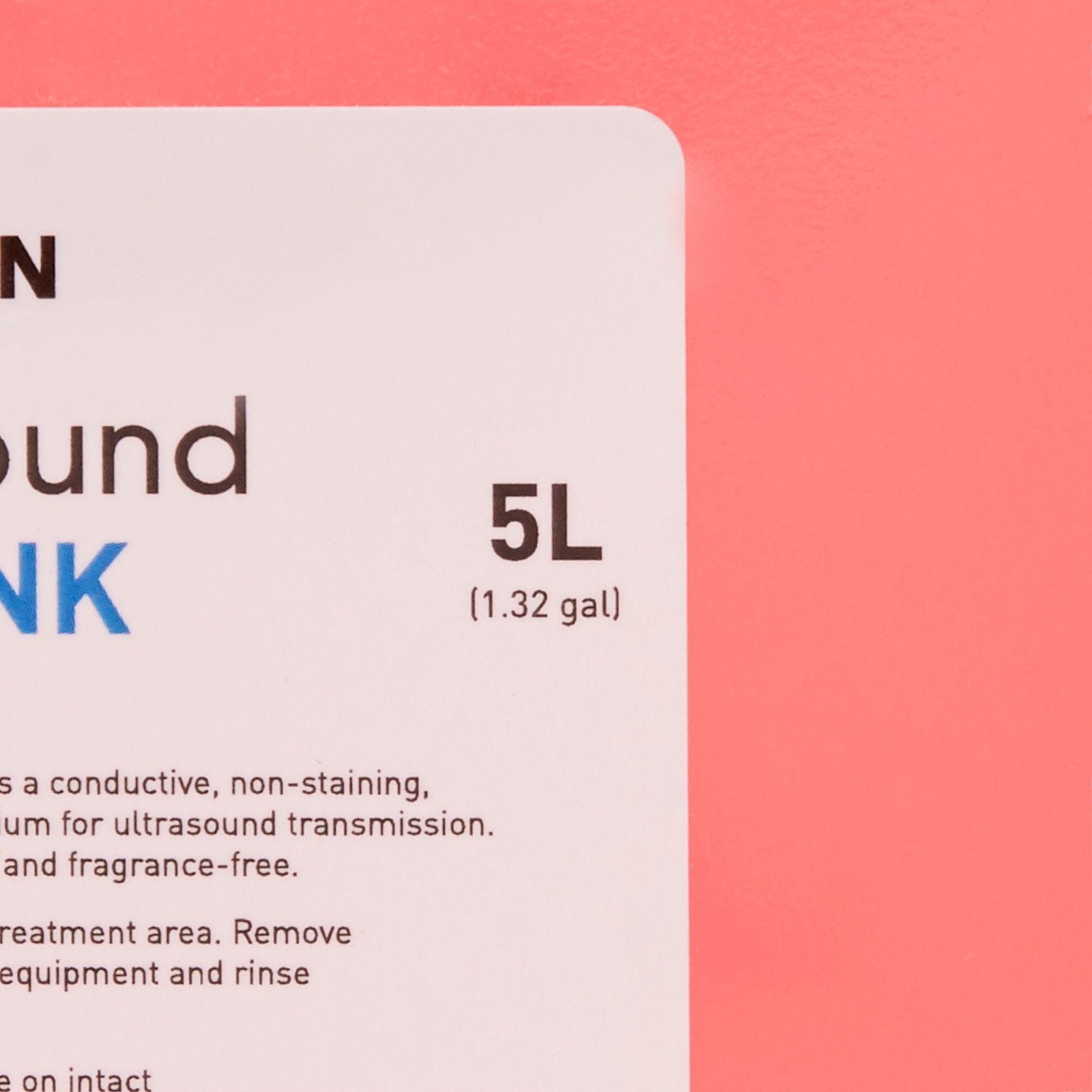 McKesson Ultrasound Gel Pink 5 Liter Jug 4962 (4 per Case)