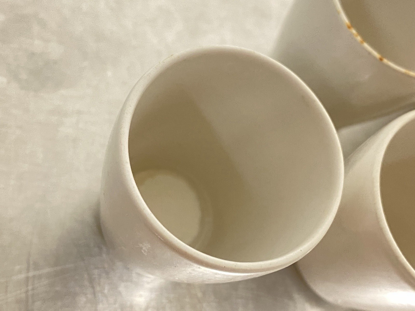 Lot of 6 CoorsTek 60528 Porcelain Crucibles Pre-owned