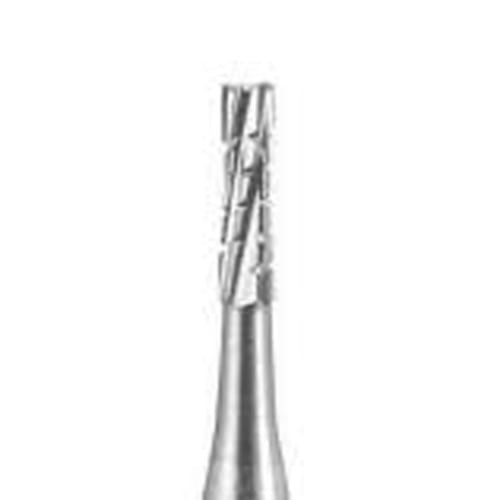 SS White FG #557L Straight Fissure Crosscut Carbide Bur, 100 Pack