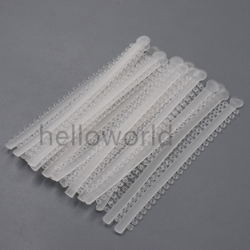 Dental Orthodontic Ligature Ties 1000pcs/pack White High Elasticity High Rebound