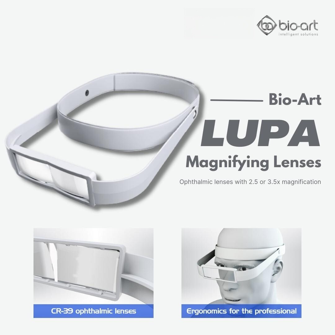 Bio-Art Dental Magnifying Glass, 3.5x High Visual Lenses Loupes & Magnifiers