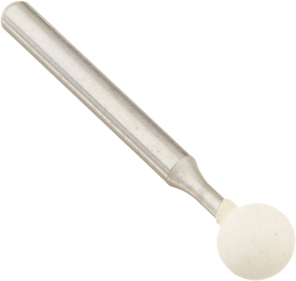 White Mounted Stone Bur FG RD1 (12 per box) Mounted Abrasion Point