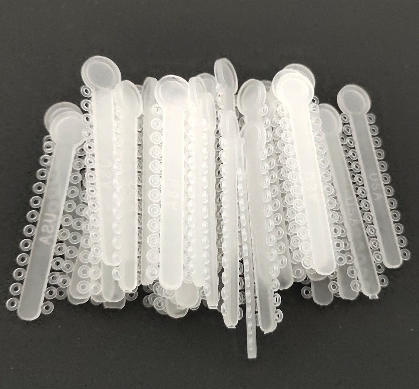 Dental Clear Elastic Ligature Ties Rubber Bands Transparent 1008Pcs/Pack