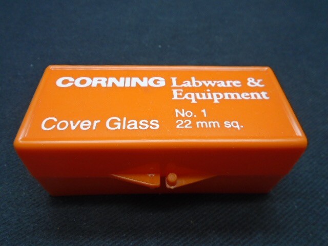 CORNING PYREX 22mm x 22mm Square #1 Cover Glass 10 Packs/Case 2865-22