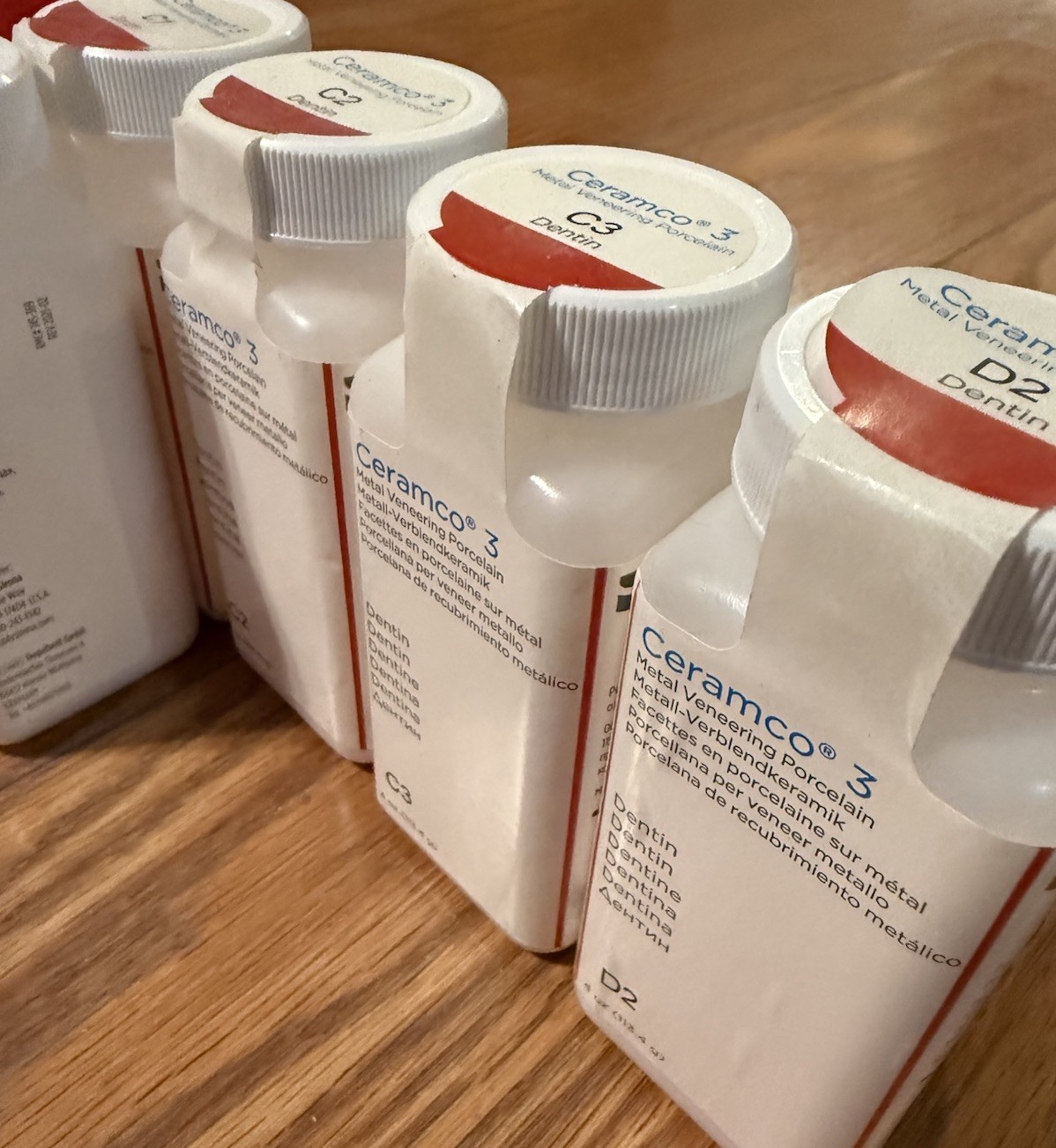 Ceramco 3 Porcelain 4 oz. Dentin Powder and Enamel Powders – Various Shades