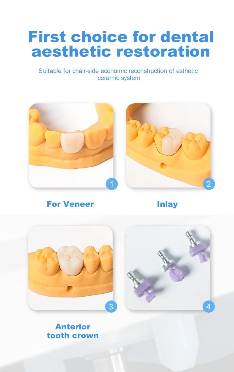 C14 Dental Lithium Disilicate Milling Blocks CEREC InLab Chairside Restorations
