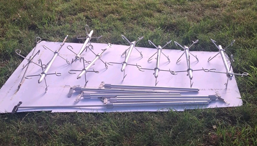 Telescoping Hanging Rods For IV -Welding Guns- Handles -Tools – Set of 16 Rods