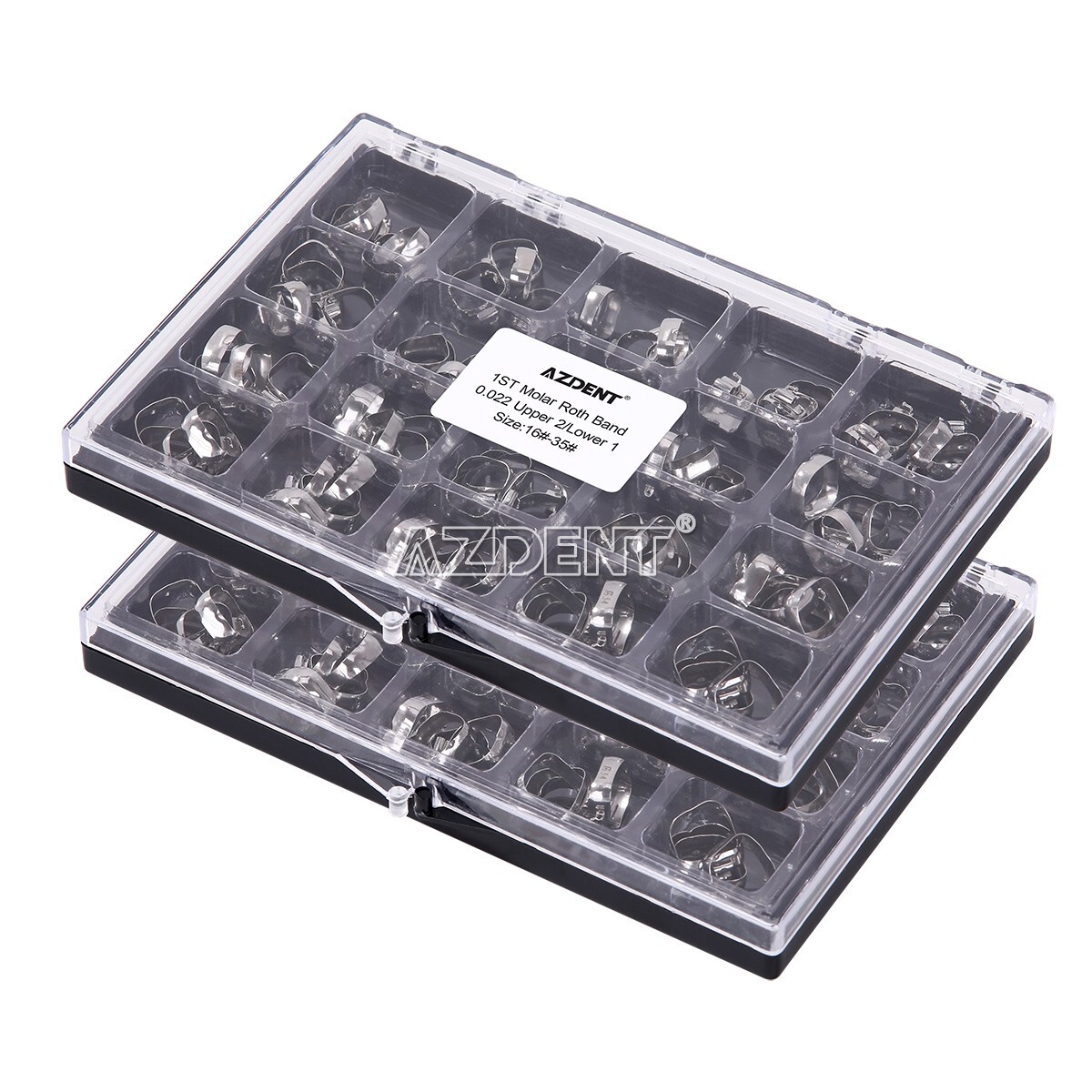 AZDENT Dental Orthodontic Buccal Tube 1st Molar Roth/MBT 022 16#-35# With Bands